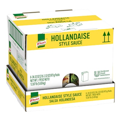 Knorr® Professional Liquid Hollandaise Sauce 34.32oz. 6 pack - Breakfast service can be one of the toughest.